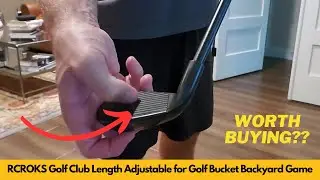 RCROKS Golf Club Length Adjustable for Golf Bucket Backyard Game | Worth Buying?