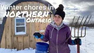Winter Farm Chores | NORTHERN Ontario