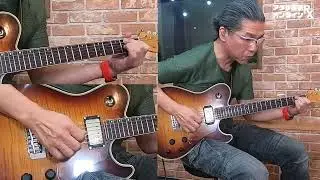 【演奏：梶原順】E Blues session for Guitar Take1