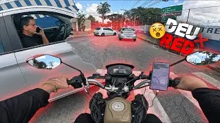 ⚠️Motorista distraído quase causa um acidente GRAVE! | #motovlog EP04