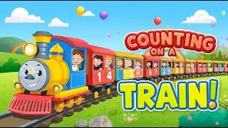 counting on the train I counting 1 to 10 I Kids Channel India | Hindi Nursery Rhymes