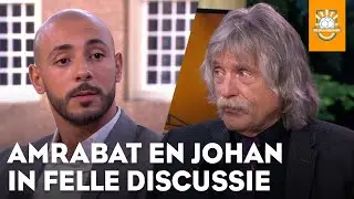 Johan en Amrabat lijnrecht tegenover elkaar in mensenrechtendiscussie | DE ORANJEZOMER