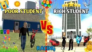 REVENGE BETWEEN POOR VS RICH STUDENTS😎 IN (BIKE RACE) | Indian Bikes Driving 3d Gameplay #3