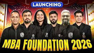 Most Demanded MBA Foundation 2026 | FREE YouTube Batch