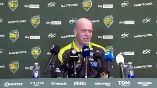 Michael van Gerwen ISSUES RESPONSE to Peter Wright ahead of potential third round clash