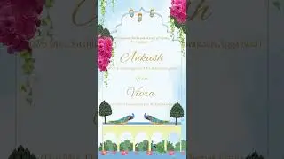 Event based wedding invitation I Bespoke destination wedding invitation I E-card