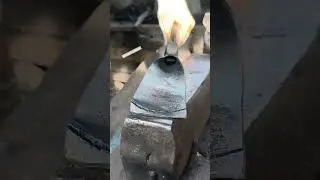 This is the correct way to cut the end of the iron.