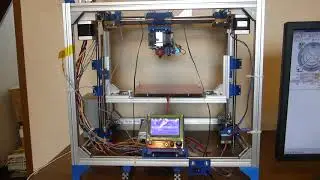 Home Made DIY CoreXY 3D Printer No.24   (I referred to Sparkcube) 自作　3D　プリンター