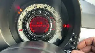 FIAT 500 PASSENGER AIRBAG LIGHT - TURN OFF FIX