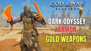 How To Get DARK ODYSSEY Armor And Gold Weapons In God Of War Ragnarok