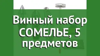 Винный набор СОМЕЛЬЕ, 5 предметов (Koopman International) обзор 170294800