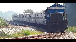 Honking WDP4 roars through the gradients with YPR Katra Premium Express!