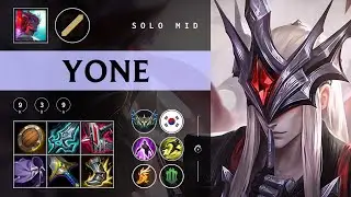 Yone Mid vs Ahri - KR Challenger Patch 25.24