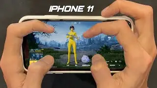 IPHONE 11 HANDCAM IN 2025 🔥/Smooth+Extreme PUBG Gaming Test😍/ NEW IOS 18.5 Livik Gameplay!