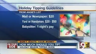 Holiday Tipping Guide