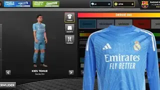 Real Madrid kit goalkeeper 25/26 Dls 25