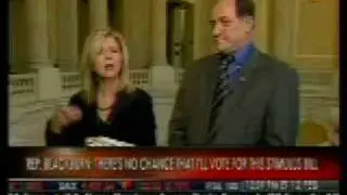 ECONOMIC STIMULUS: Blackburn Debates Stimulus Bill Part 1