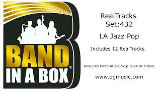 Band-in-a-Box&reg; 2024 - RealTracks Set 432: LA Jazz Pop