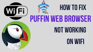 How to Fix Puffin Web Browser Not Working On WiFi