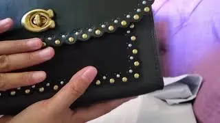 Coach Parker Scallop Rivets Flap Shoulder bag unboxing & see inside