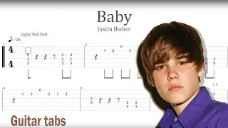 Justin Bieber - Baby guitar tabs