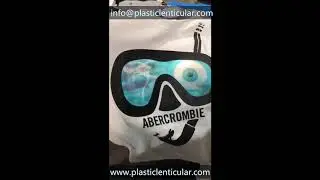 soft lenticular sheet printing patch t-shirt 3d flip tpu lenticular stickers with hot melt adhesive