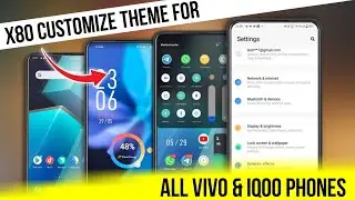 vivo x80 & x80 pro theme for vivo & iqoo phone|origin os ocean shortcut center design theme for vivo
