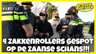 BOEVENSPOTTER -4 ZAKKENROLLERS GESPOT OP DE ZAANSE SCHANS!!!#228