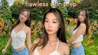 skincare makeup prep + guasha ♡ dewy glowing skin ft. beauty of joseon