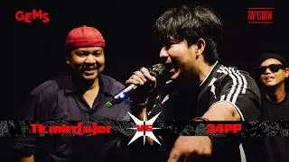 Tk mirr(o)er vs 34PP (Random Rap Battle at GEMS PARTY) | RAP IS NOW