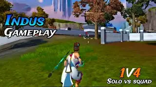 Indus br 1vs4 gameplay Solo vs squad@IndusGame #indus #indusbr #indiagames 