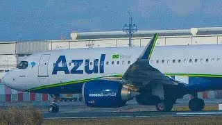 Decolagem do A320-253N @azulinhasaereas (PR-YRQ) cumprindo Rota (CNF)-(CPV)-(CNF)