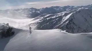 Aymar Navarro en una avalancha sobrevive