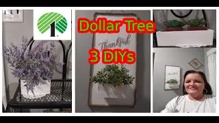 DOLLAR TREE 3 SPRING-SUMMER DIYs / WOOD BOXES / FLOWERS & WALLS SIGN / CRAFTS -HOME DECOR - SEASONAL