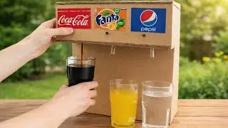  I Built a Soda Machine from Cardboard&hellip; and It Actually Works! 😱