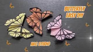 #butterfly #bookmark #decoration #easy #diy #foryou #elegant #origami #artwork #creative #craftideas