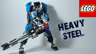 LEGO mech moc/Heavy steel. Лего мех самоделка/Тяжелая сталь