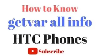 How to Know getvar all info in HTC Phones by GsmHelpFul