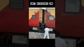 Railway Coupling - The Most Dangerous Job #shorts #viral