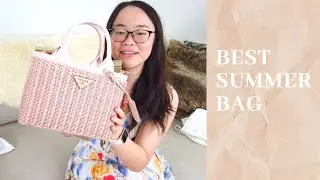 BEST Summer Luxury Bag Unboxing, Prada Woven Basket Bag| Anna in SF