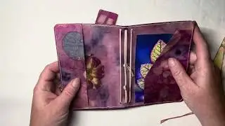 SOLD *Eco Dyed Pocket sized. Field Notes Journal. Junk Journals. Refillable Journal Covers