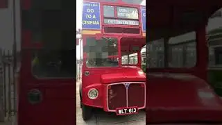WLT613 RM613 blind change on routemaster in Alperton