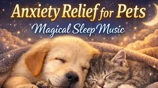 1 Hour Anxiety Relief for Pets 🐶🐱 Magical Sleep Music to Calm Stress & Promote Deep Rest
