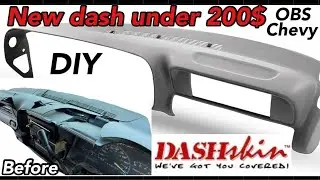 New Dash skin cover for my OBS Silverado 