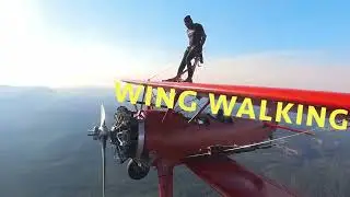 WING WALKING  a STEARMAN BIPLANE WITH REAL AUDIO ,sequim SEP 15 ,23 ,SEATTLE ,WASHINGTON ,USA
