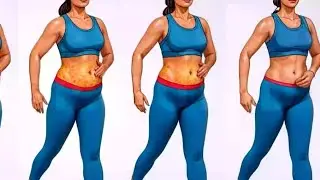 Lose weight and reduce belly at home without jumping