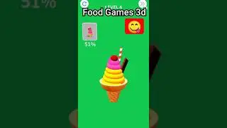 Food Games 3D level 4#shorts