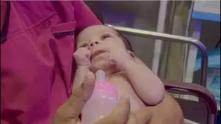  Tiny Fighter Baby Feeding Time 🍼 | NICU Nurse Feeding with Love
