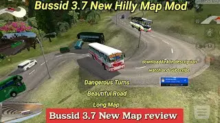 Bussid 3.7 New Map Mod tambang lama || Download new map mod #bussimulatorindonesia #bussid #newmap