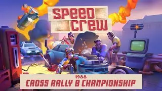 Speed Crew: 1988 Cross Rally B Championship (Solo Play / All Gold Medals)